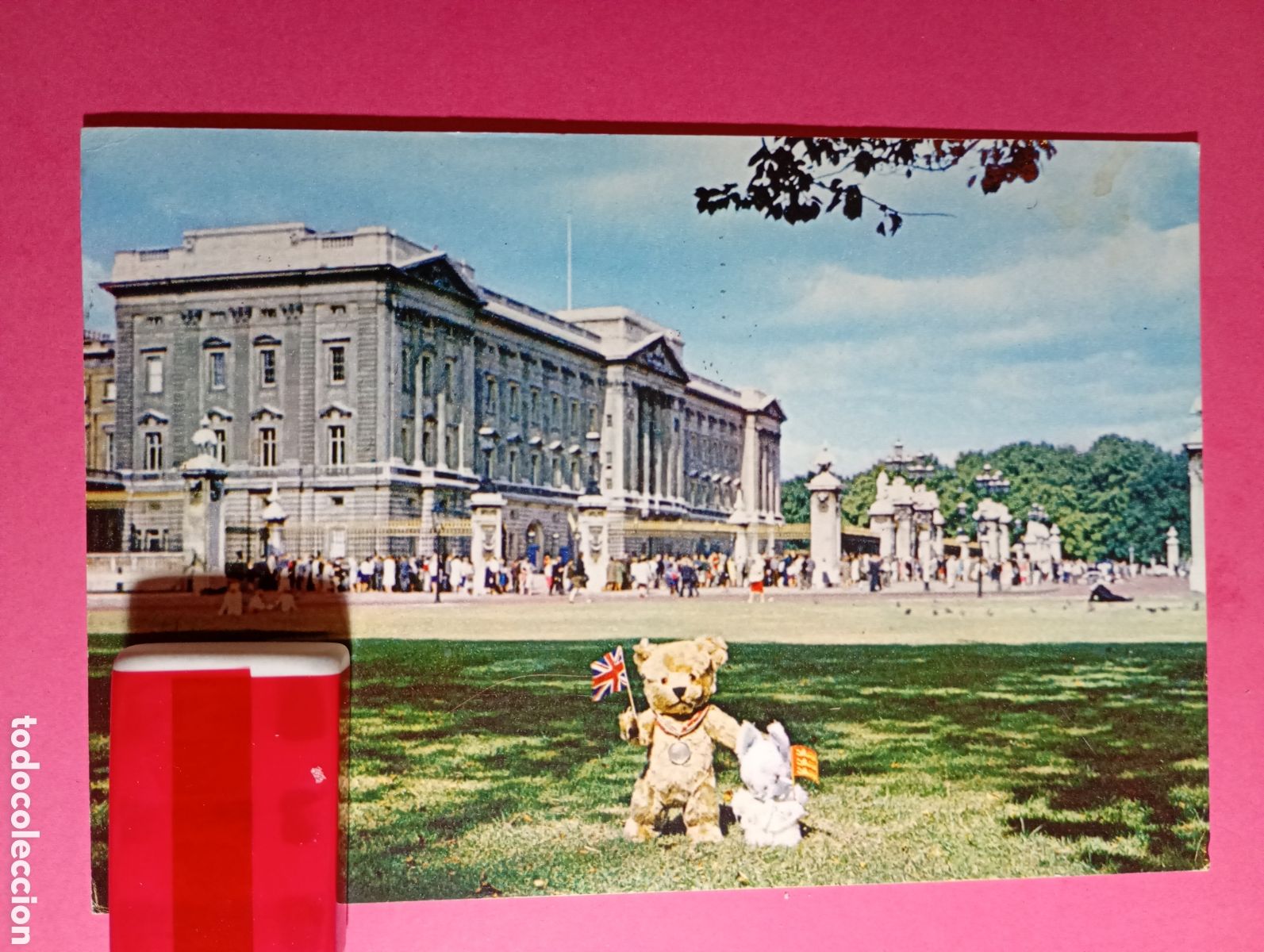 Postales: BUCKINGHAM PALACE 1970 TEDDY EDWARD AND JASMINE CIRCULADA A BCN COLOR ED. J. ARTHUR DIXON R1620