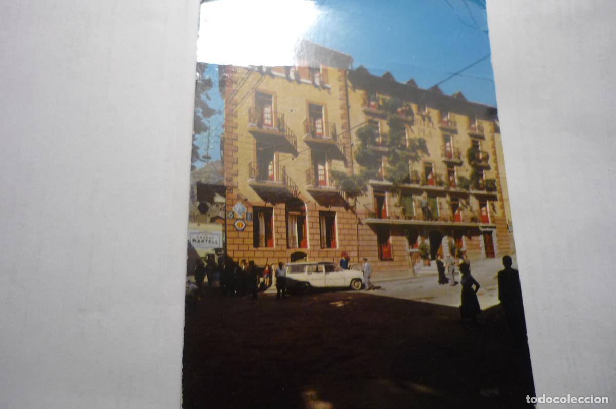 Postales: postal andorra -hotel pla escrita cm