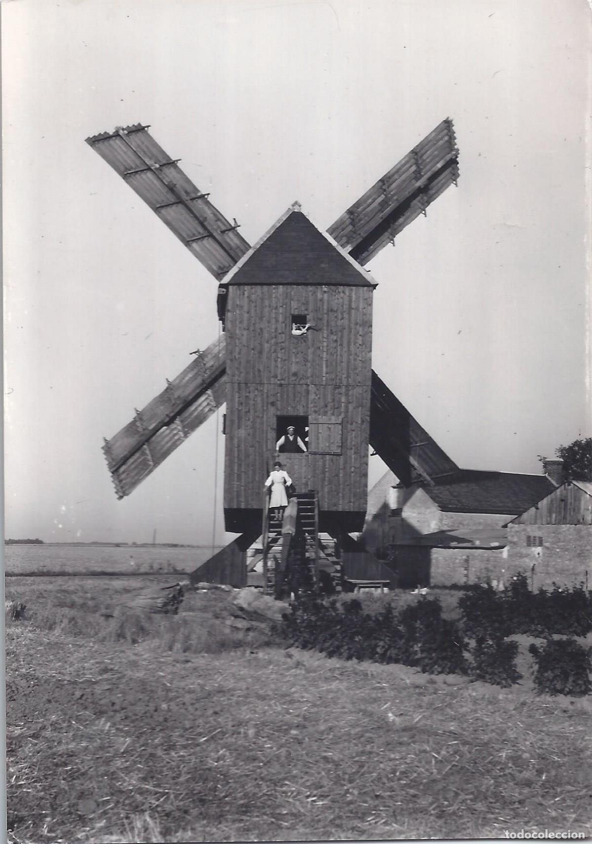 Postales: Molino de viento - Ouarville - J. Dolbeau Editeur - Postal sin circular