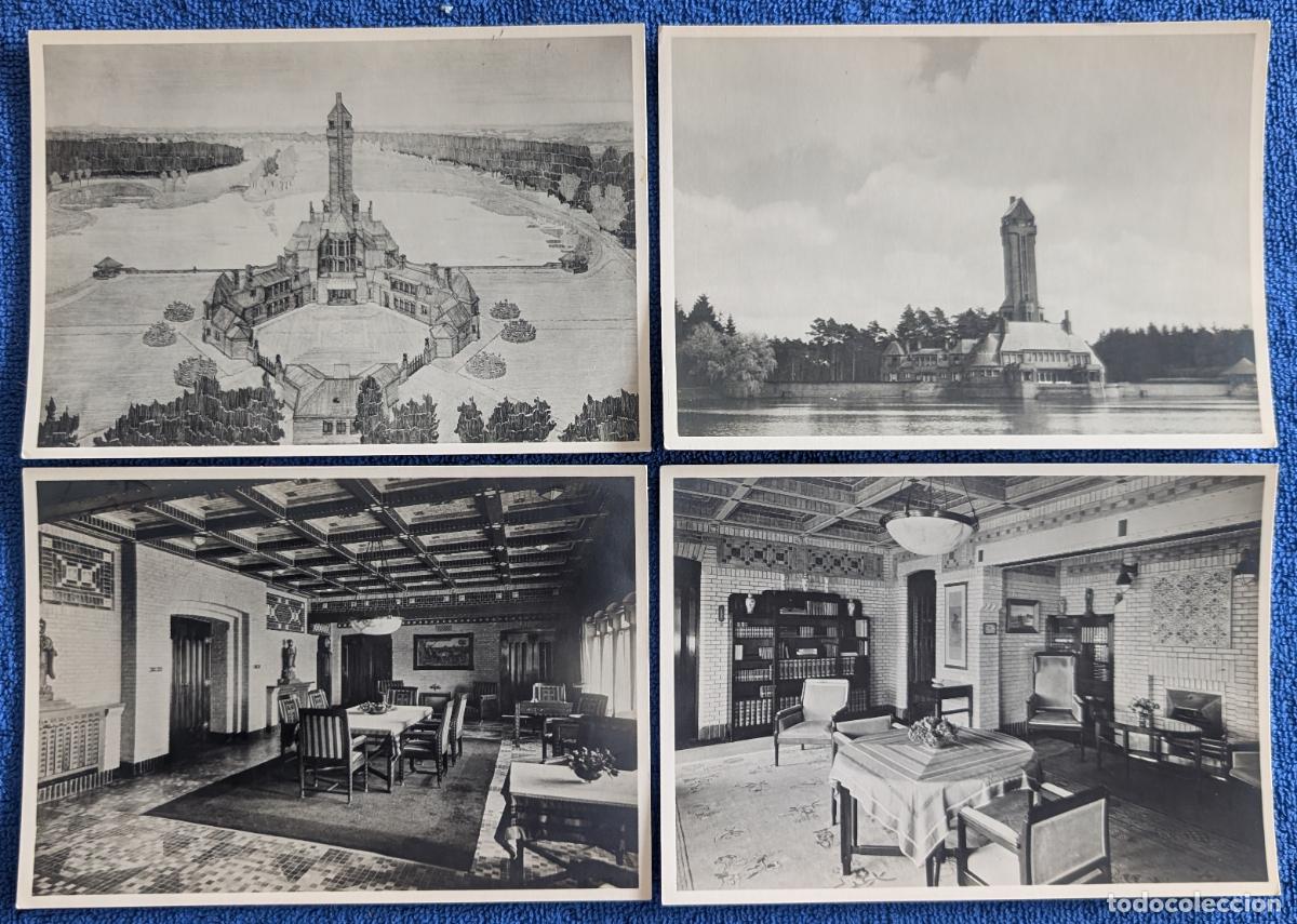 Postales: Lote de 4 postales - Het Nationale Park de Hooge Deluxe - Hoenderloo - St. Hubertus