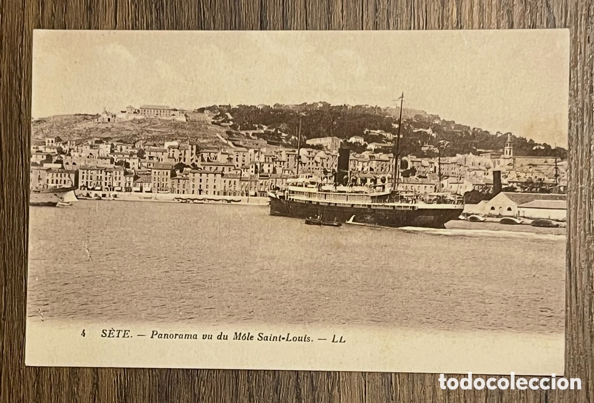 Postales: POSTAL S&Egrave;TE - PANORAMA VU DU MOLE SAINT-LOUIS. N&ordm;4
