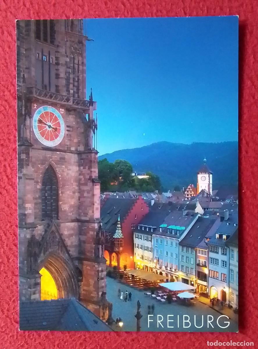 Cartoline: POSTAL POSTKARTE POST CARD FREIBURG FRIBURGO ALEMANIA GERMANY DEUTSCHLAND..S&Uuml;DLICHEN M&Uuml;NSTERPLATZ...