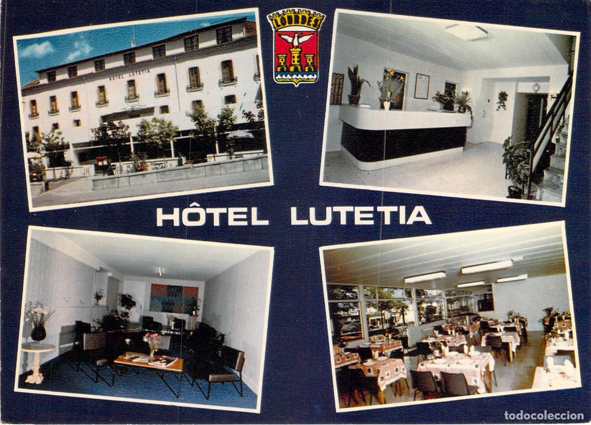 Postales: Postal del Hotel Lutetia en Lourdes, Francia