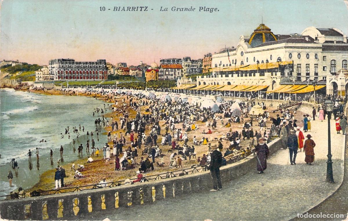 Cartes Postales: Postal de Biarritz - Vista de La Grande Plage
