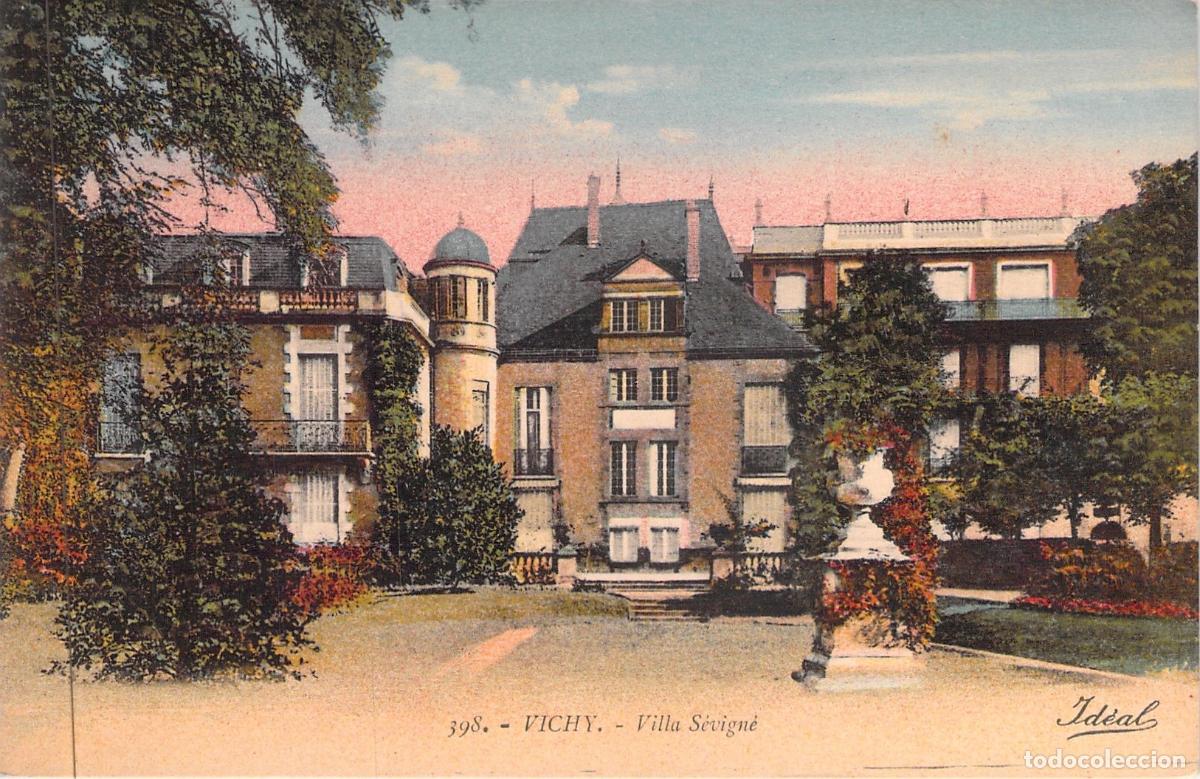 Postales: Postal de la Villa S&eacute;vign&eacute; en Vichy, Francia