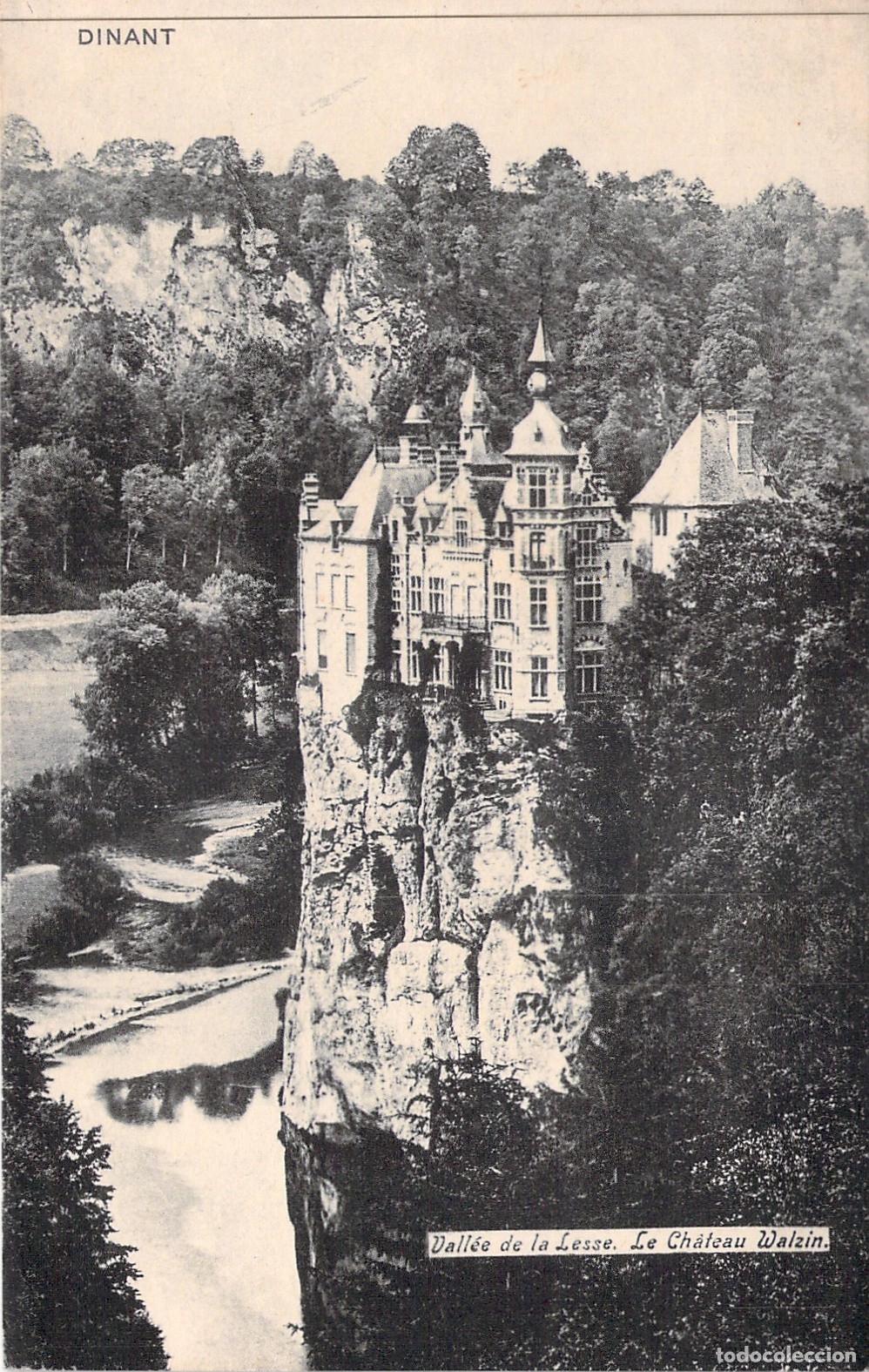 Postales: Postal de B&eacute;lgica, Castillo de Walzin y Valle de la Lesse, Dinant