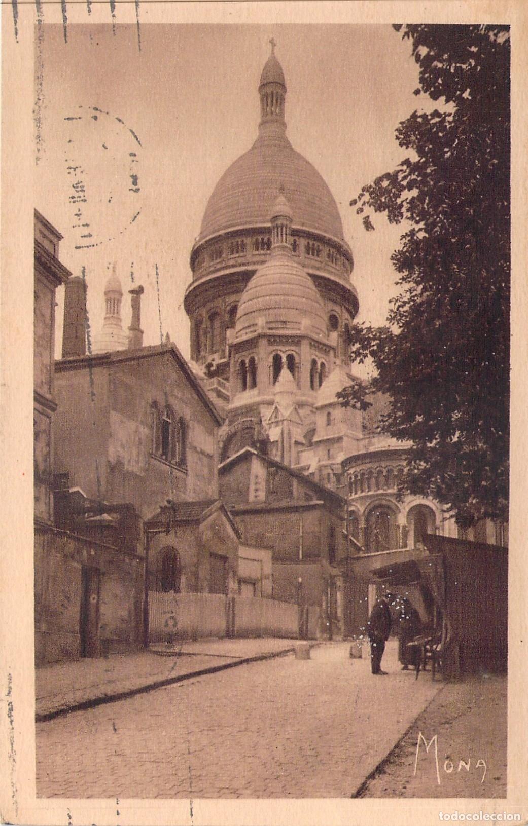 Postales: Postal de la Bas&iacute;lica del Sacr&eacute;-C&oelig;ur en Montmartre, Par&iacute;s