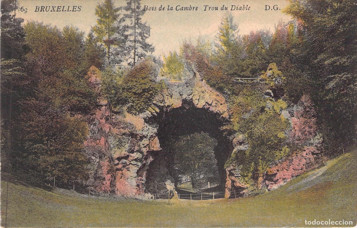 Postales: Postal de Bruselas, B&eacute;lgica: Bois de la Cambre y Trou du Diable