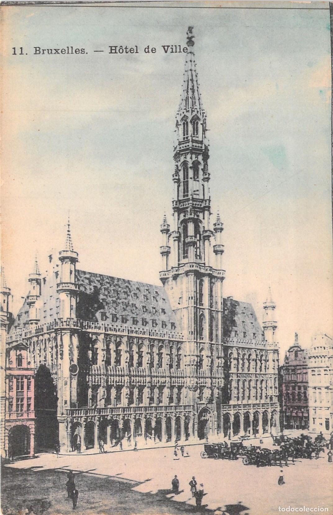 Postales: Postal de Bruselas - Ayuntamiento (H&ocirc;tel de Ville)