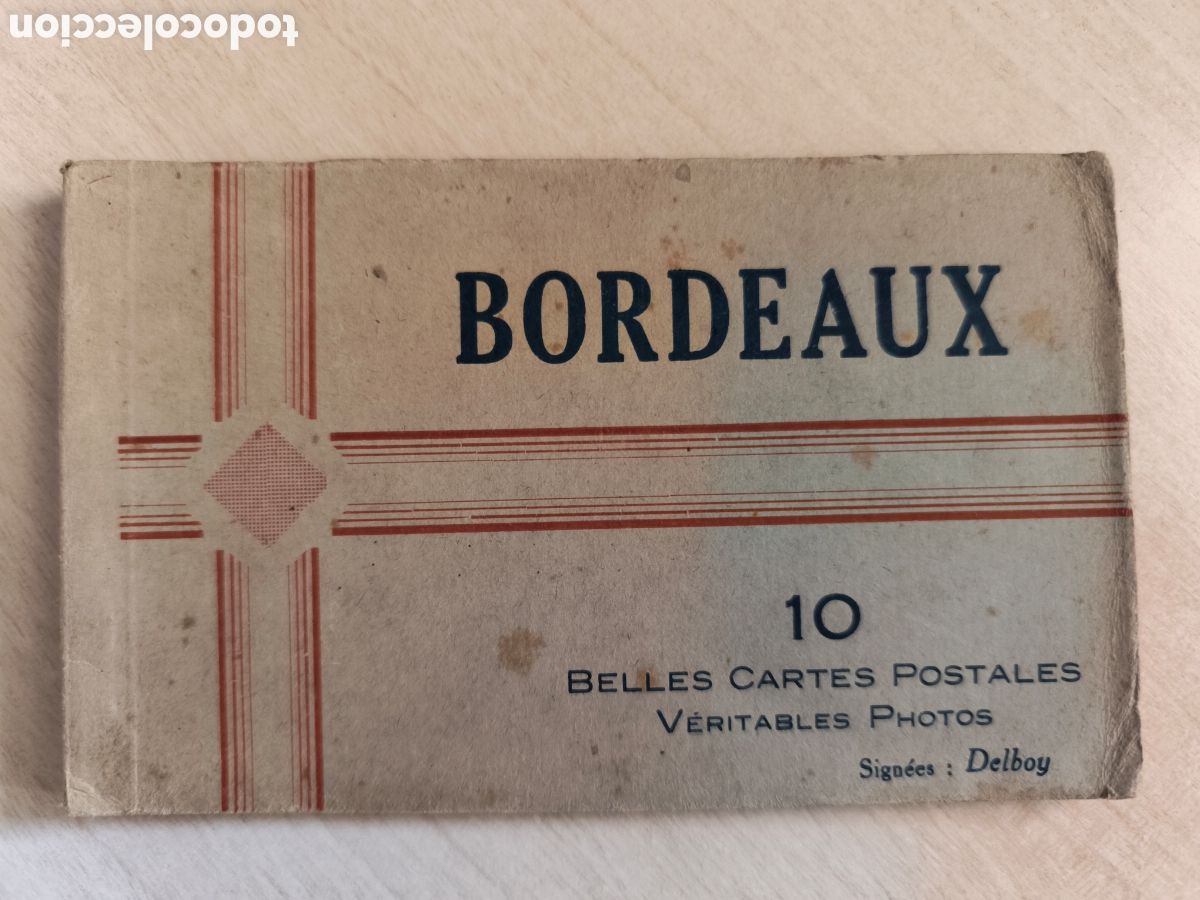 Postales: Carnet 10 Postales de Burdeos (Francia) - Bordeaux - Completo Fot. Delboy