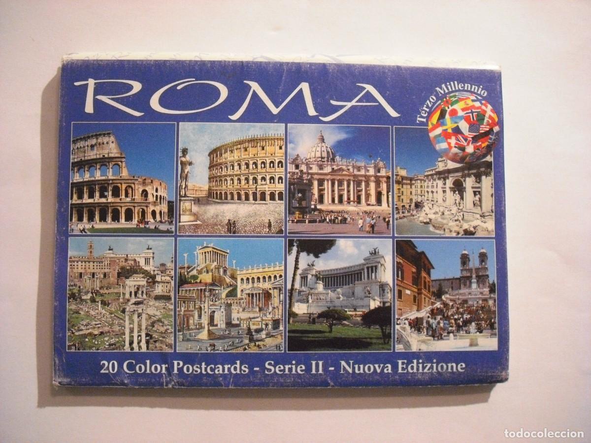 Postais: ROMA 20 COLOR POSTCARDS , SERIE II , NUOVA EDIZIONE. POSTALES