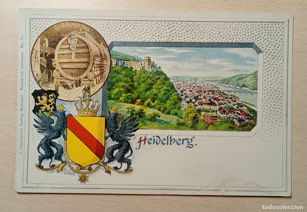 Postales: HEIDELBERG. ALEMANIA. ANTIGUA POSTAL A COLOR, SIN CIRCULAR