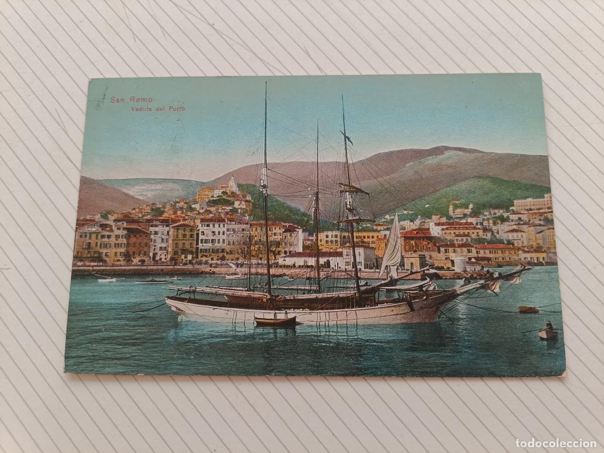 Postales: San Remo, Italia. Circulada en 1908