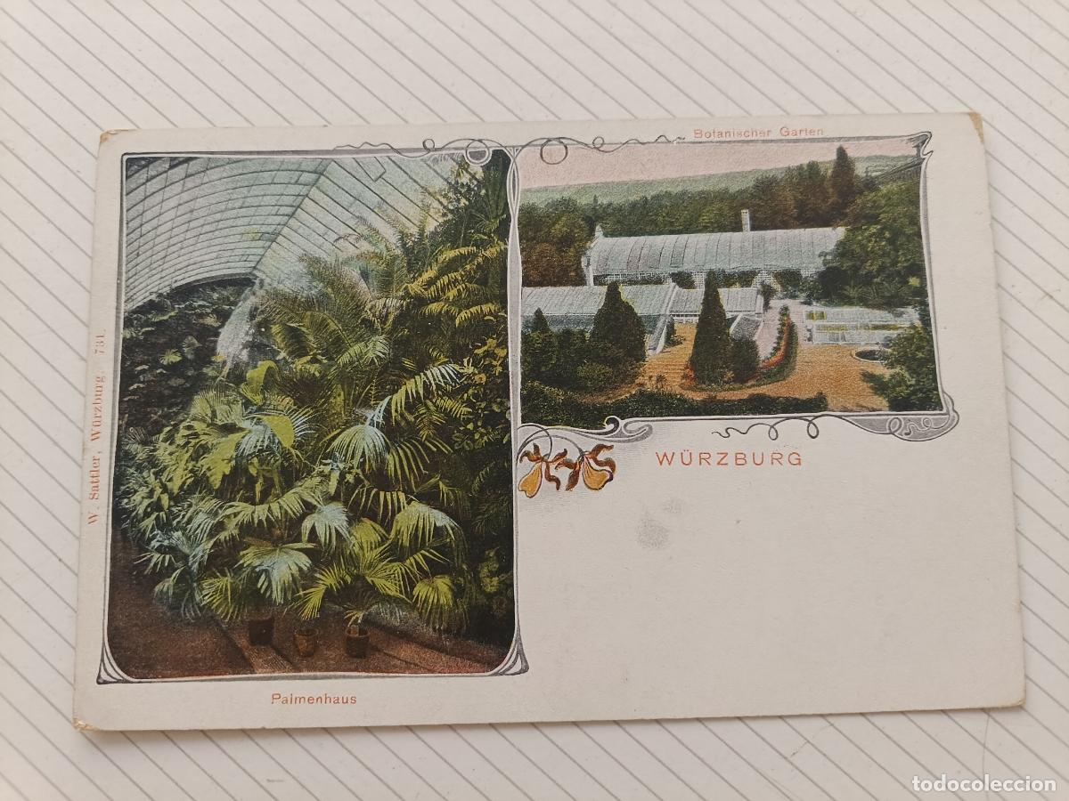 Postales: W&uuml;rzburg, Alemania. Dorso sin dividir