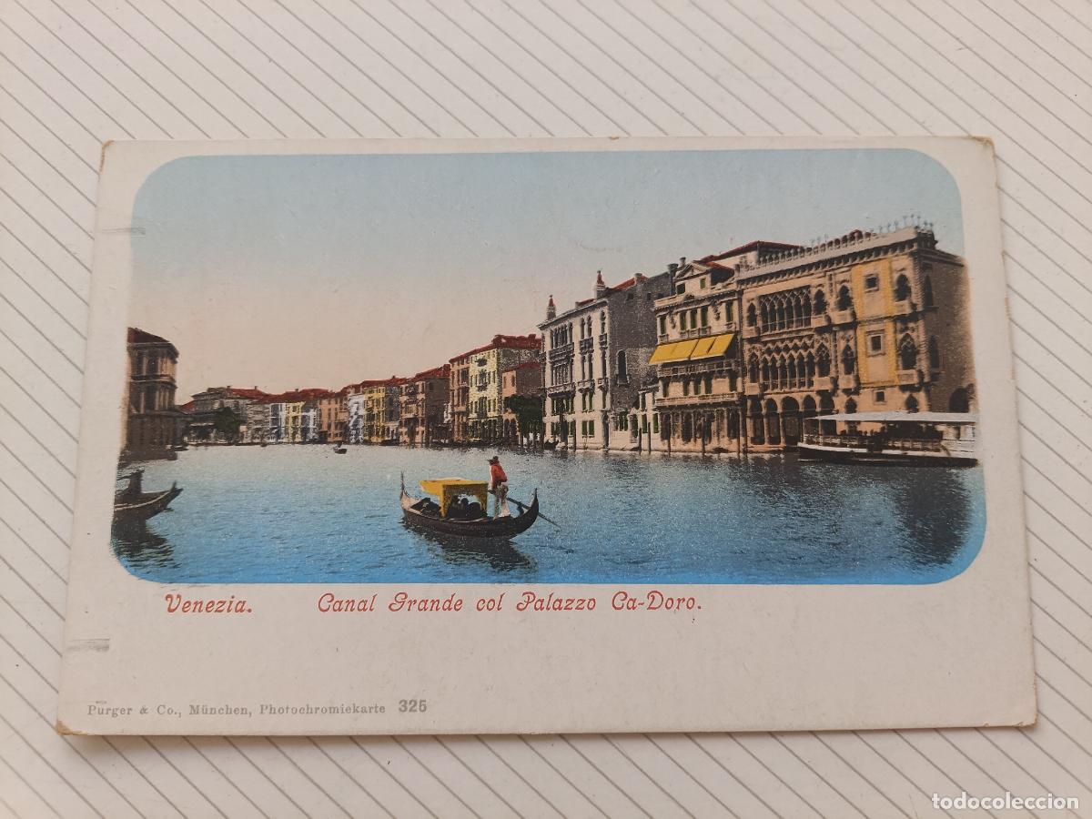 Postales: Venezia, Italia. Dorso sin dividir