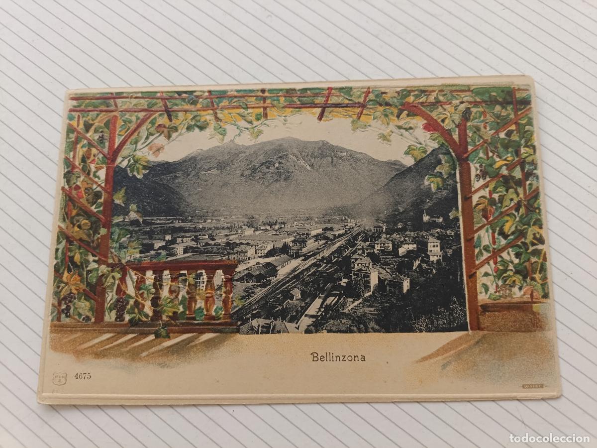 Postales: Bellinzona, Suiza. Dorso sin dividir