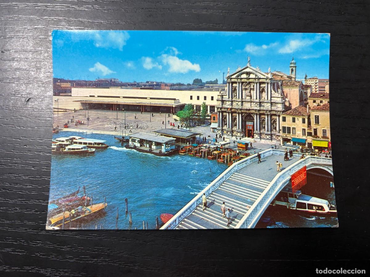 Postales: TARJETA POSTAL. ITALIA. VENECIA. STAZIONE DI S LUCIA ESTACION FERROCARRIL