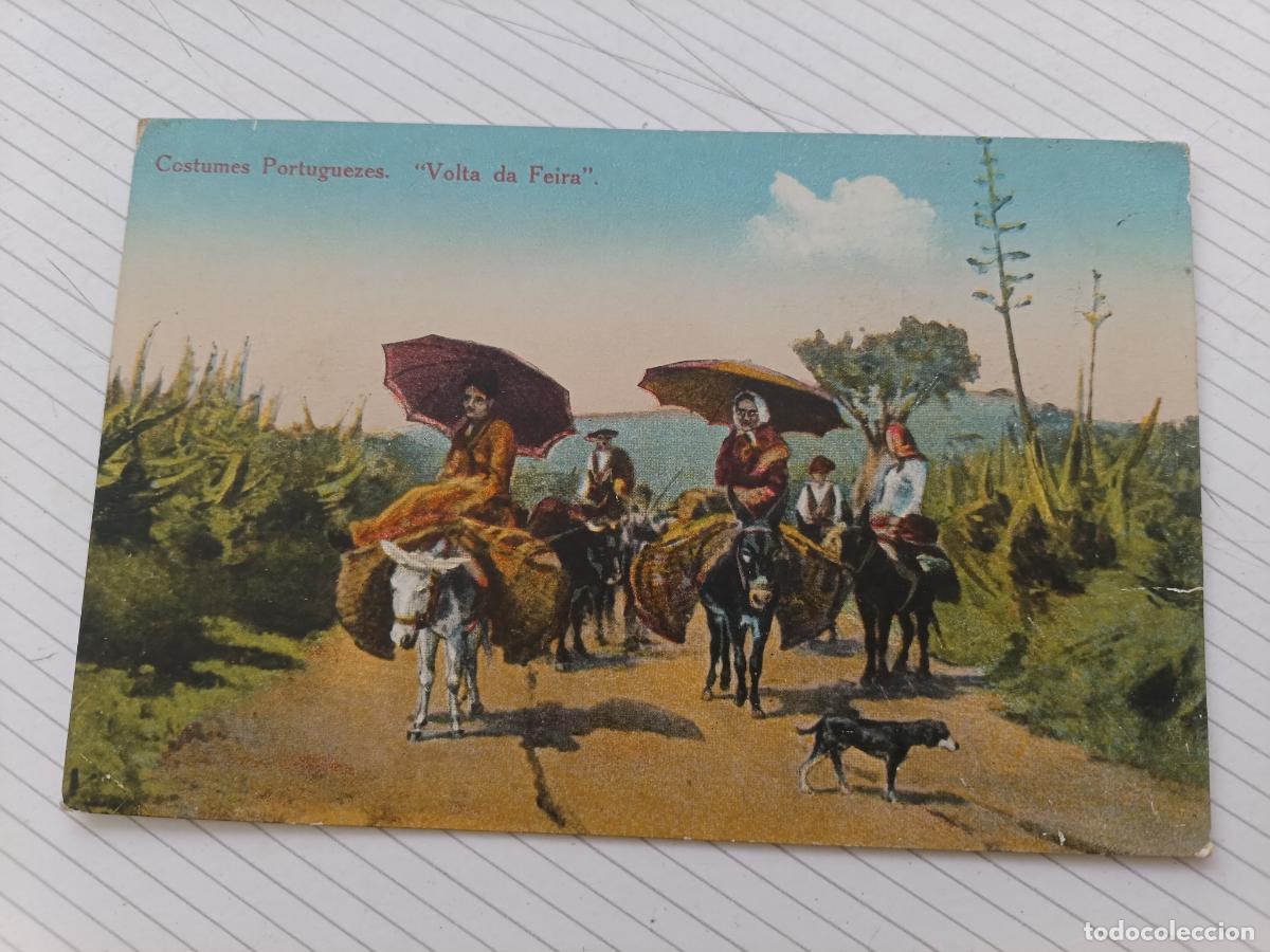 Postales: Portugal. Costumes portuguezes. Volta da Feira