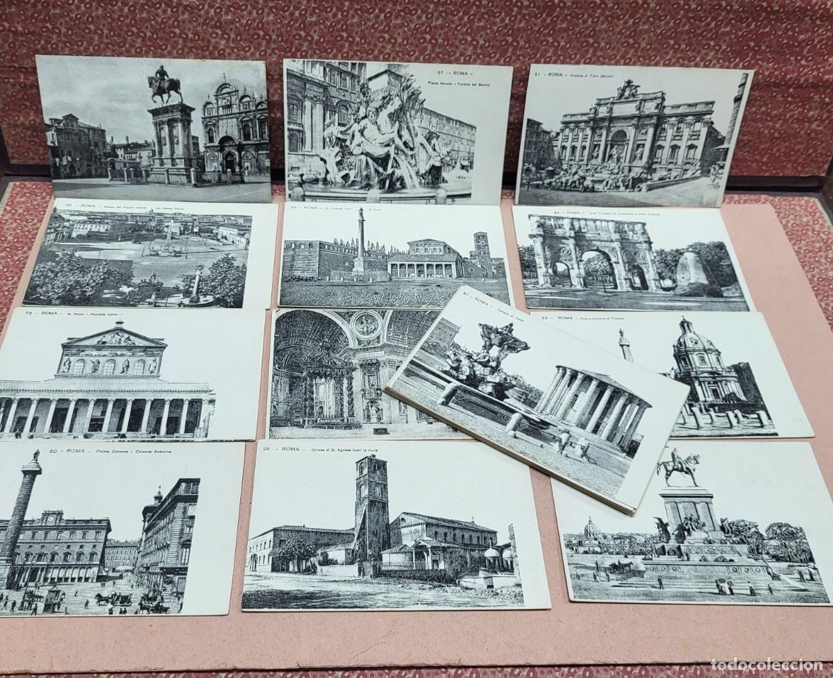Postcards: LOTE POSTALES ANTIGUAS ROMA ITALIA CARTOLINA POSTAL DORSO SIN DIVIDIR