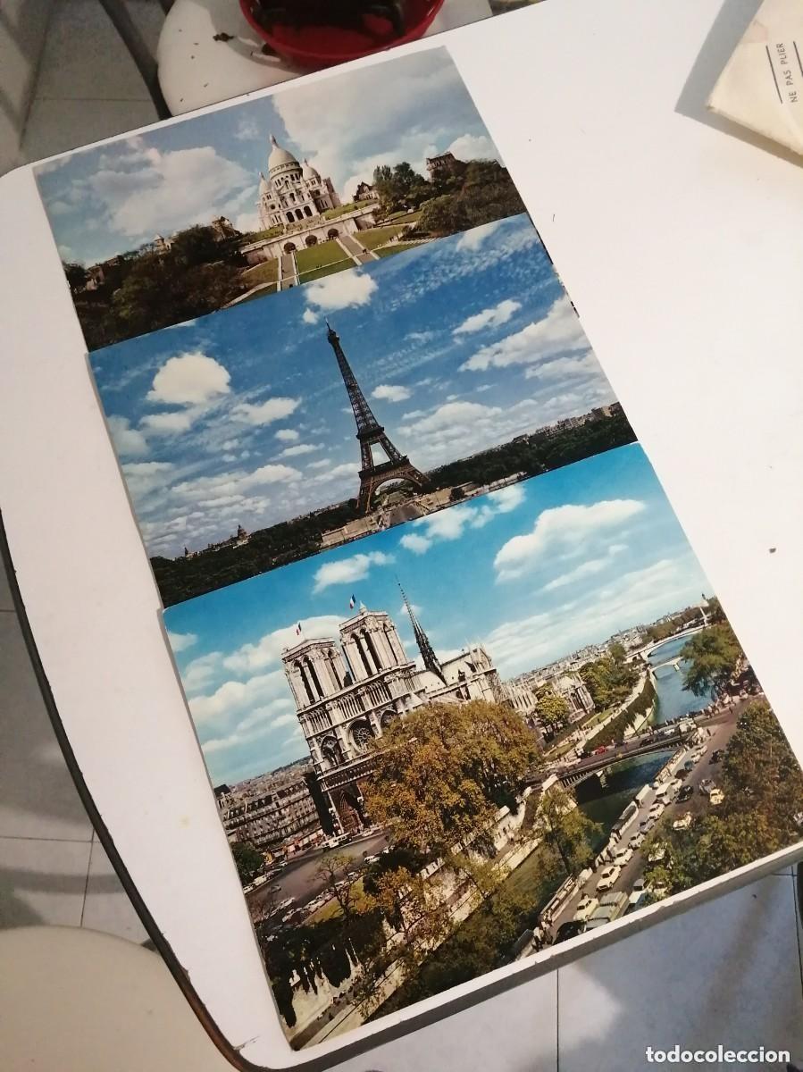 Postales: POSTALES MEXICROME 30x24 cm. PARIS: LA TOUR EIFFEL, NOTRE DAME, SACRE COEUR. EDITIONS CHANTAL. IRIS