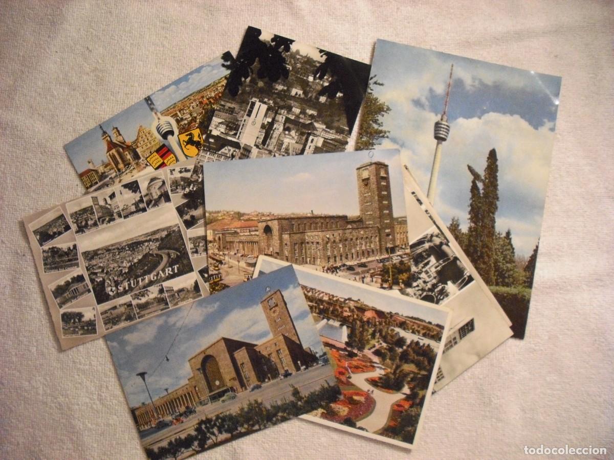 Postales: LOTE DE 14 POSTALES DE STUTTGART , EN BLANCO Y NEGRO Y EN COLOR