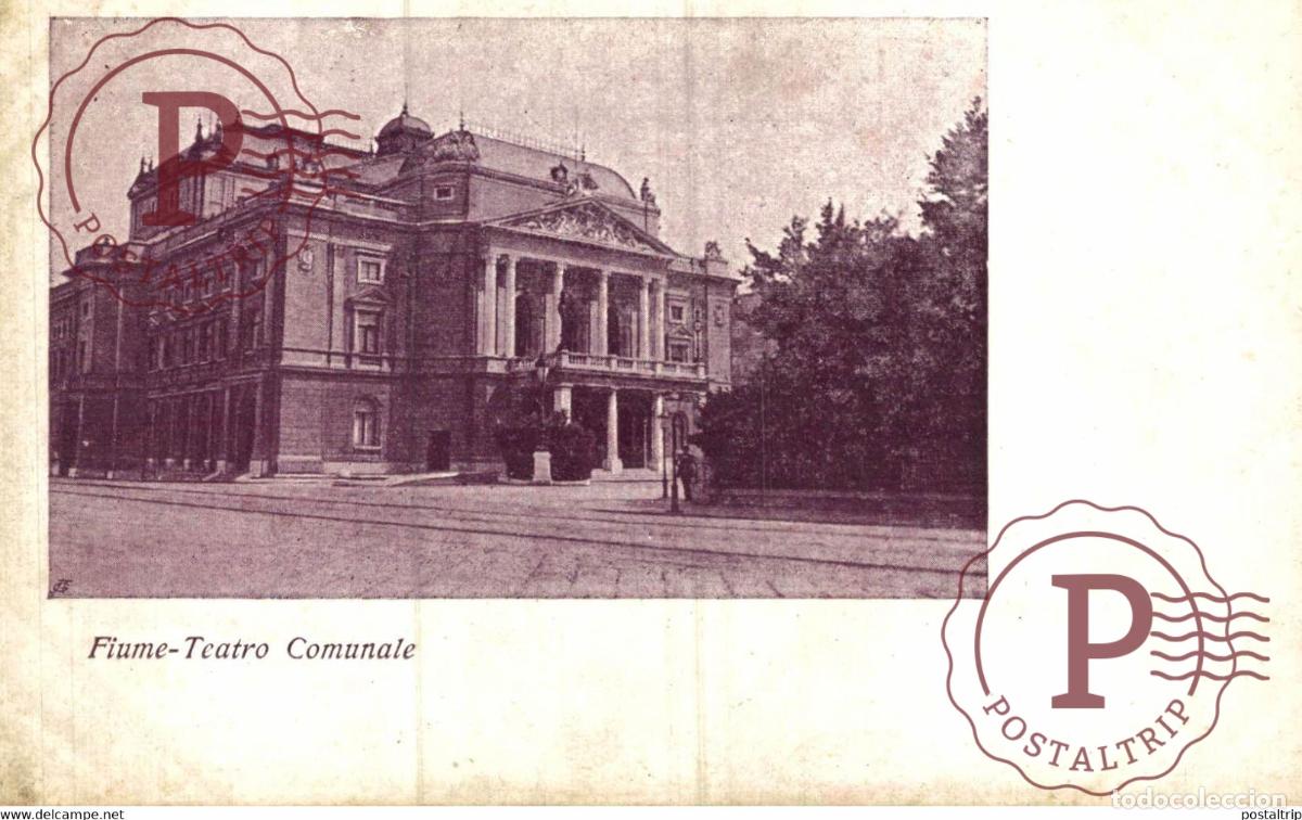 Postales: FIUME TEATRO COMUNALE TEATRO THEATER theatrecollection