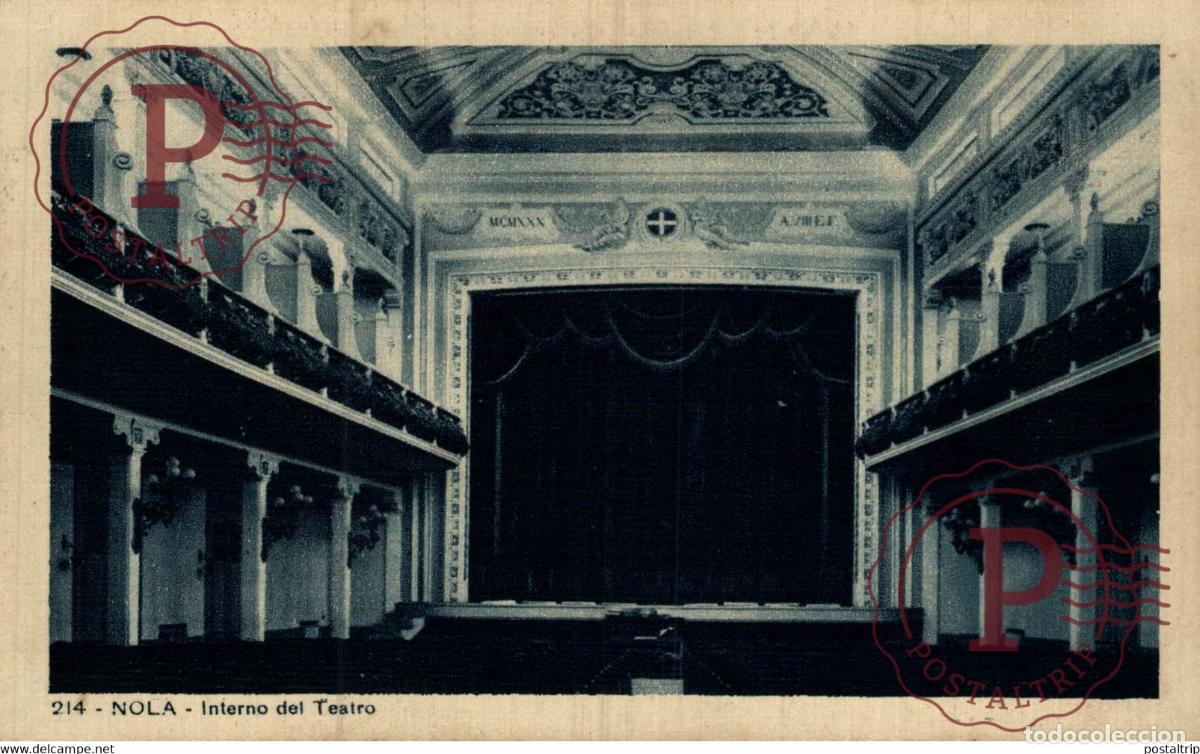 Postales: NOLA - Napoli - Interno del Teatro TEATRO THEATER theatrecollection