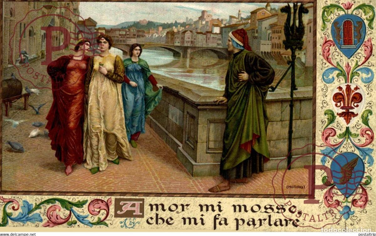 Postales: AMOR MI MOSSE CHE MI FA PARLARE