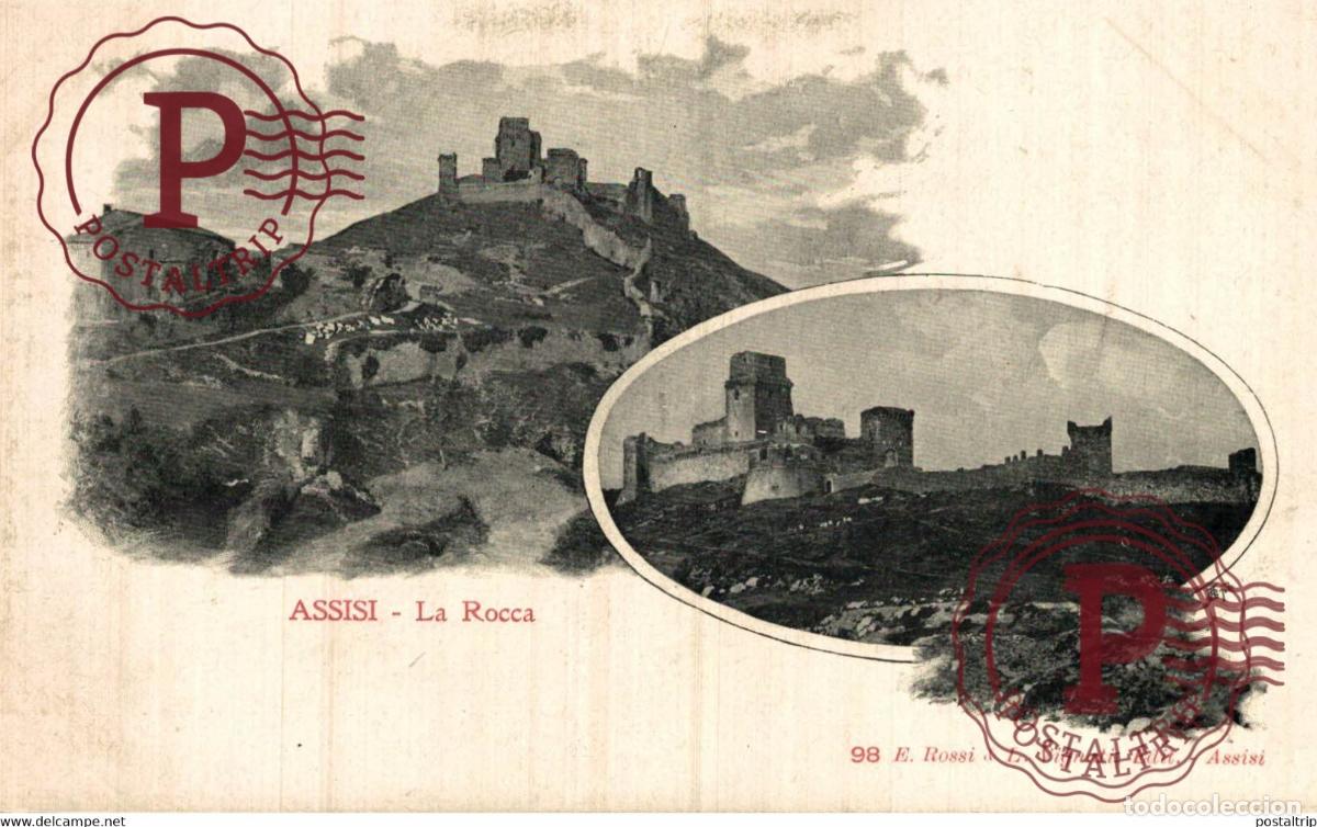 Postcards: ASSISI LA ROCCA ITALY ITALIA