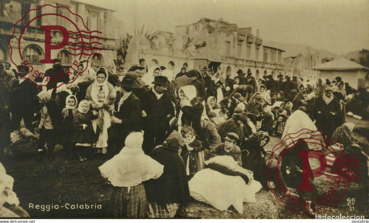 Postcards: CARTE PHOTO REGGIO CALABRIA ITALY