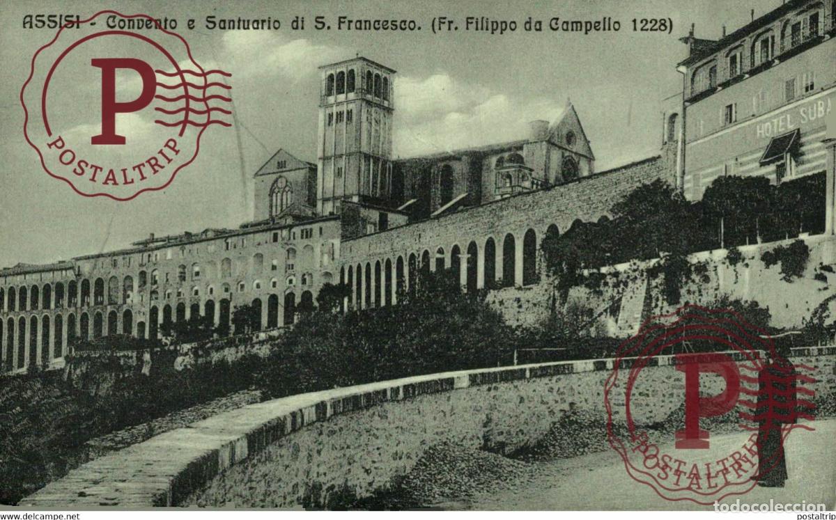 Postcards: Assisi - Convento e Santuario di S.Francesco ITALY