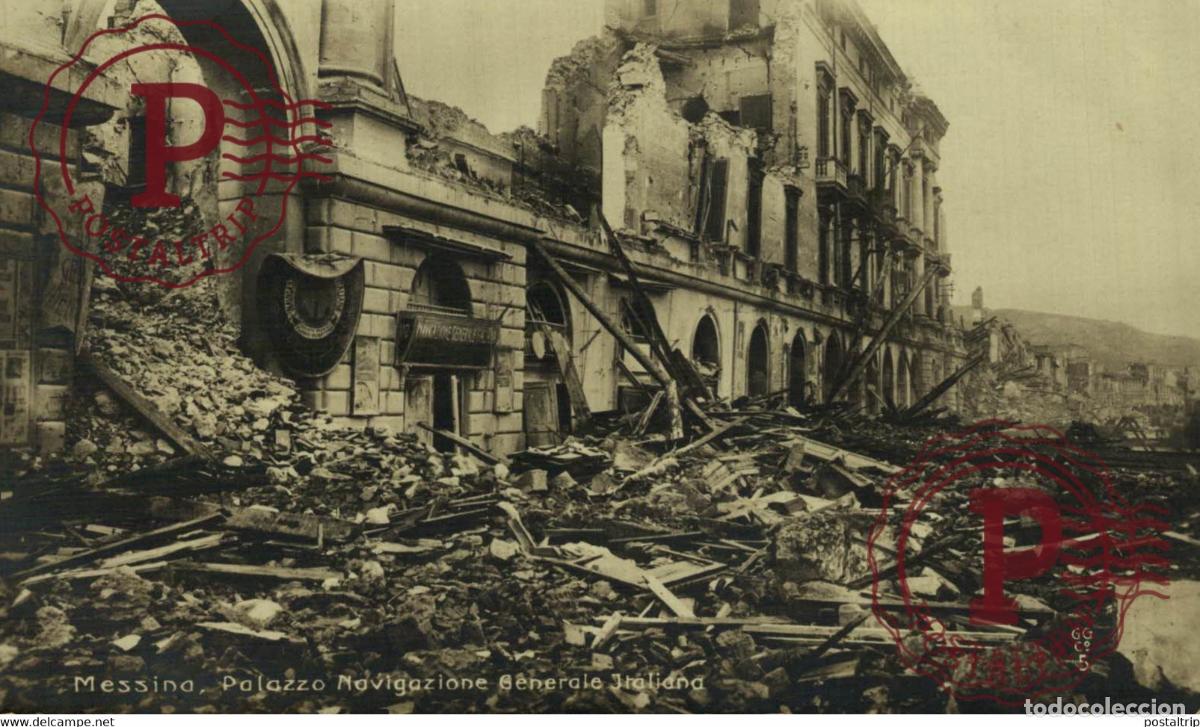 Postcards: CARTE PHOTO MESSINA Terremoto ITALY SICILIA