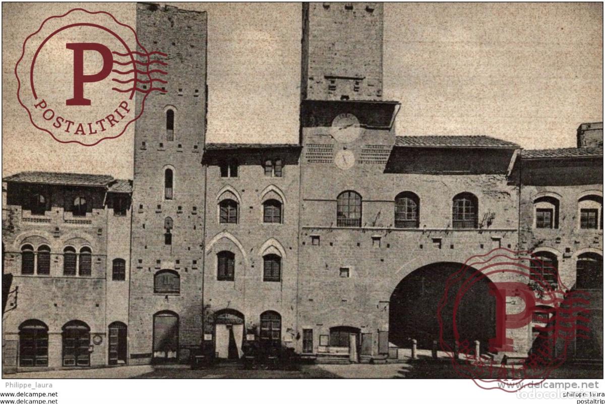 Cartoline: S. Gimignano - Palazzo Chigi