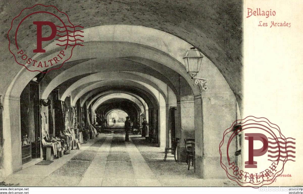 Postales: BELLAGIO - LES ARCADES