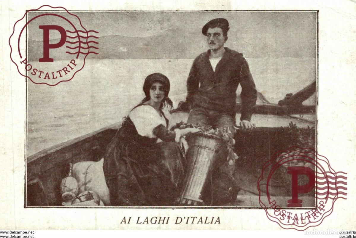 Postales: MUY RARA AL LAGHI DITALIA