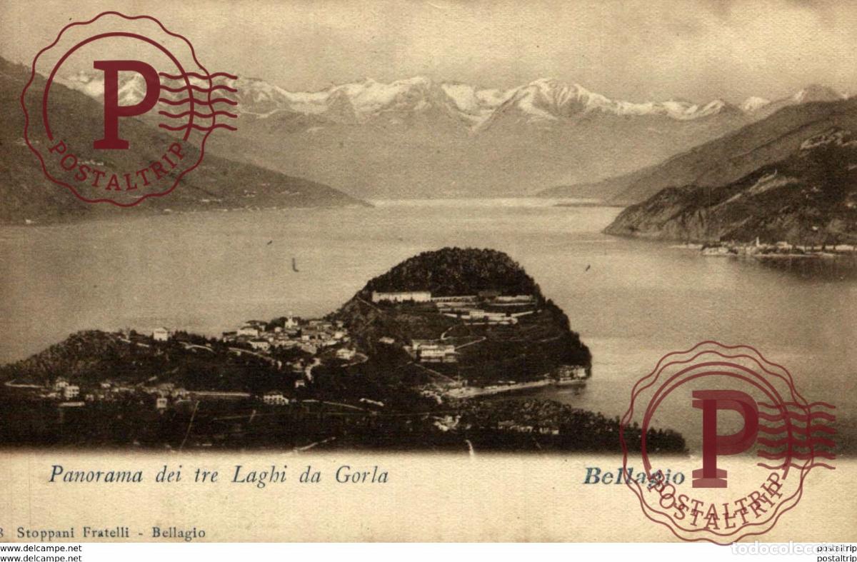 Postales: BELLAGIO PANORAMA DEI TRE LAGHI DA GORLA