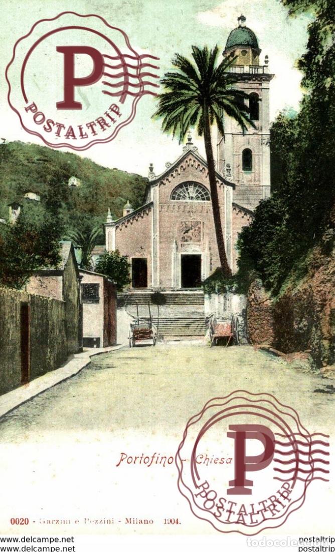 Postales: Portofino Chiesa 1904 Italien, ITALIA, ITALY, ITALIE