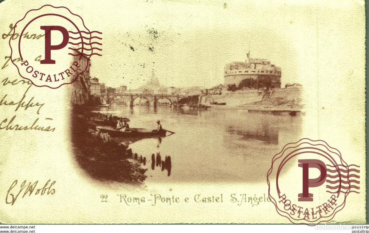 Postcards: Roma - Ponte e Castel S.Angelo Italien, ITALIA, ITALY, ITALIE