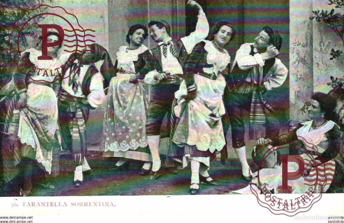 Postcards: LA TARANTELLA SORRENTINA Italie ITALIA ITALIAN ITALY