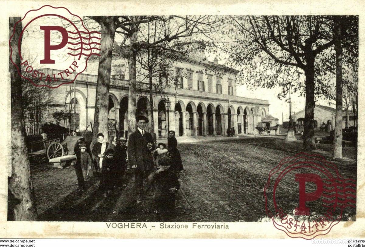 Postcards: VOGHERA STAZIONE FERROVIARIA Italie ITALIA ITALIAN ITALY