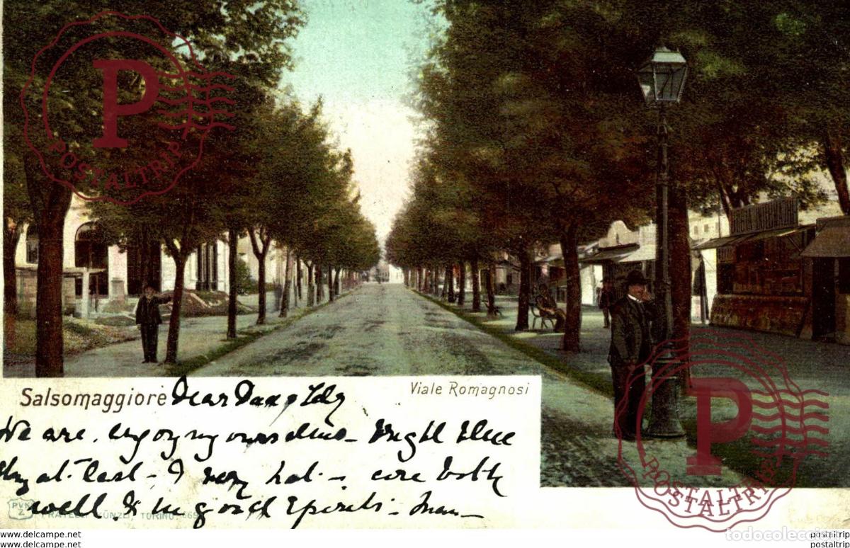 Postales: Emilia Romagna - Parma - Salsomaggiore viale Romagnosi Italien, ITALIA, ITALY, ITALIE