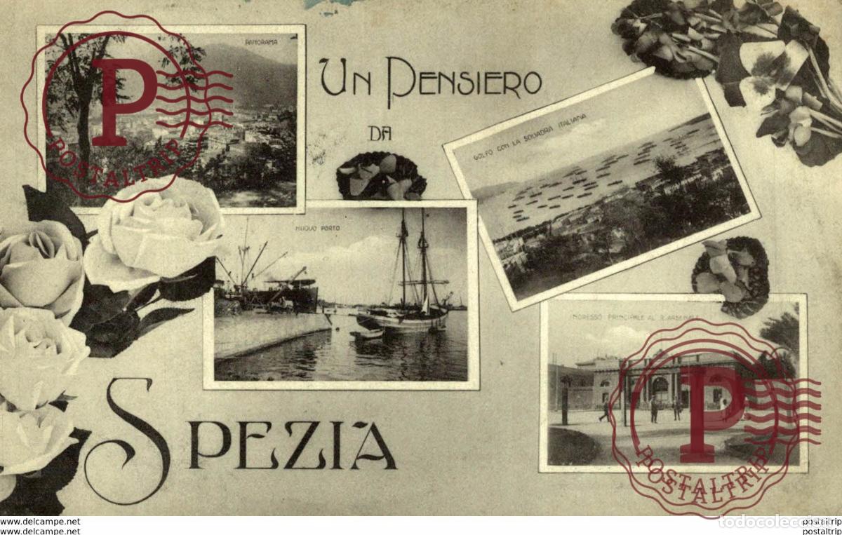 Postales: Un pensiero da La Spezia Italien, ITALIA, ITALY, ITALIE