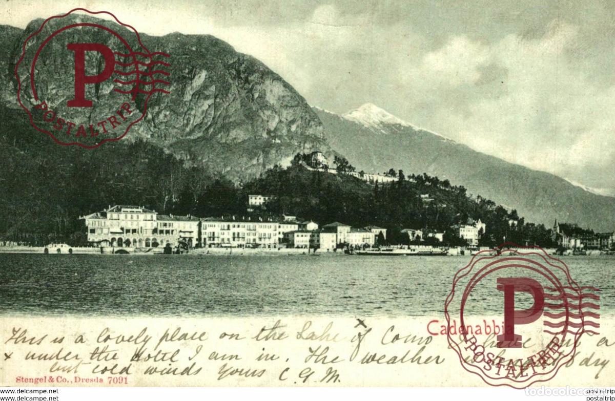 Postales: CADENABBIA Italien, ITALIA, ITALY, ITALIE