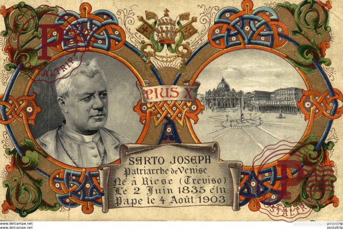 Postales: RARE +++ PIUS X SARTO JOSEPH PATRIARCH DE VENISE CRACK SEE SCAN Italien, ITALIA, ITALY, ITALIE