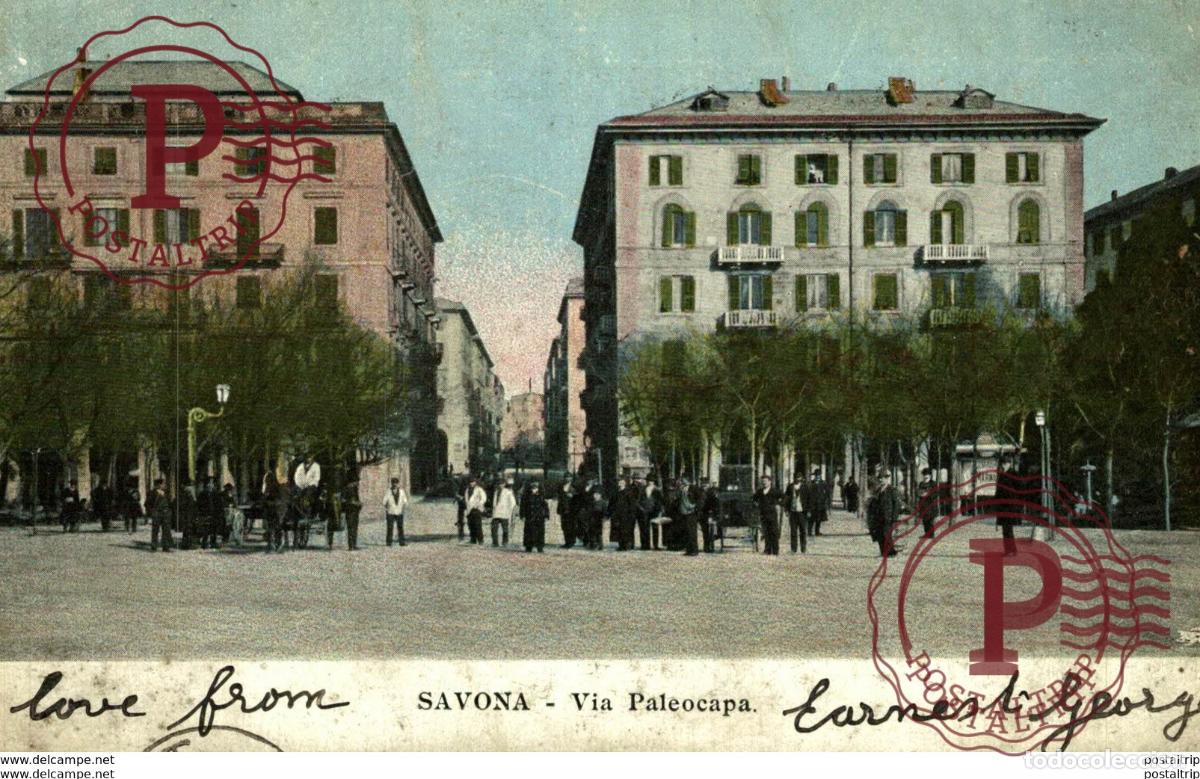 Postales: SAVONA VIA PALEOCAPA Italien, ITALIA, ITALY, ITALIE