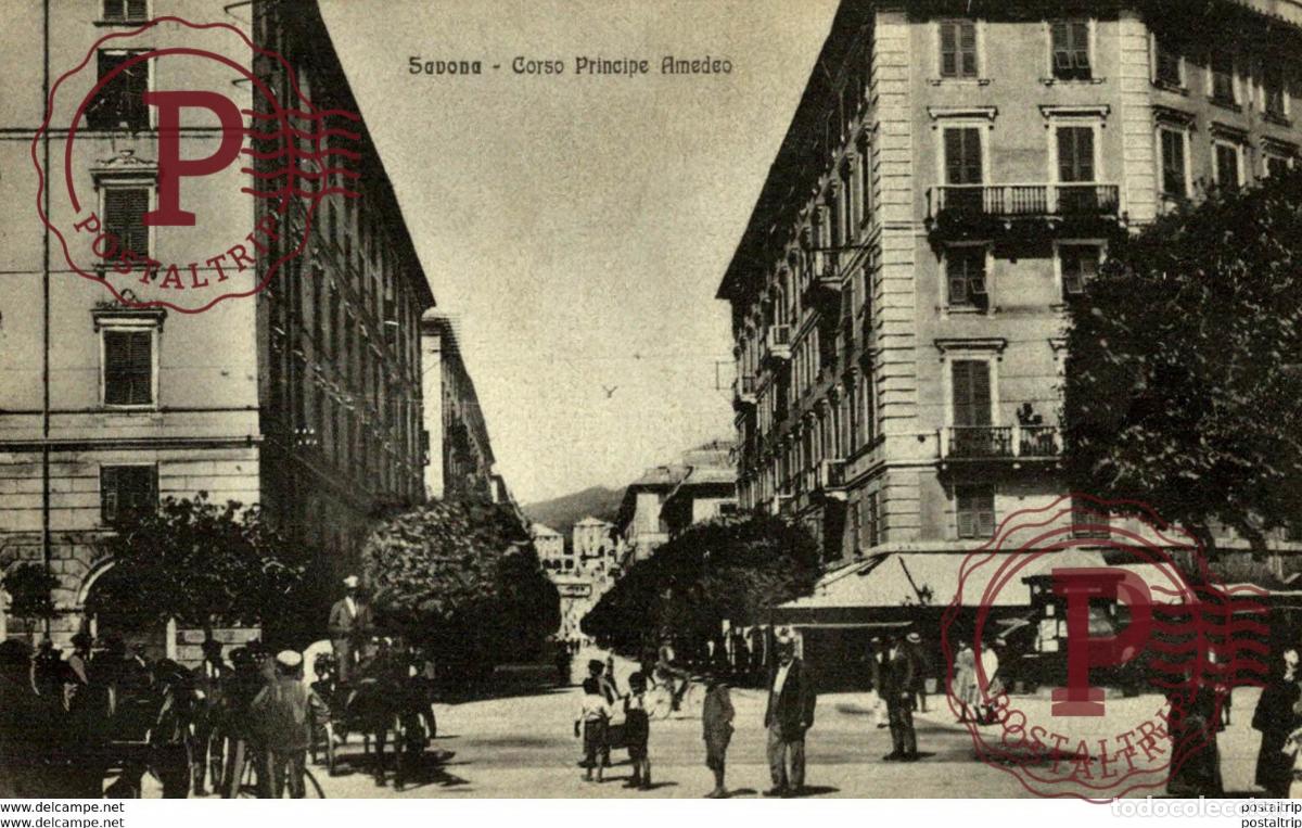 Postales: SAVONA CORSO PRINCIPE AMEDO Italien, ITALIA, ITALY, ITALIE