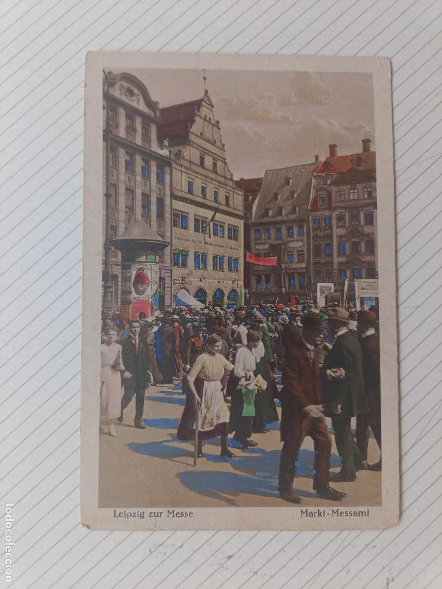 Postales: Leipzig zur Messe. Postal antigua original. Alemania