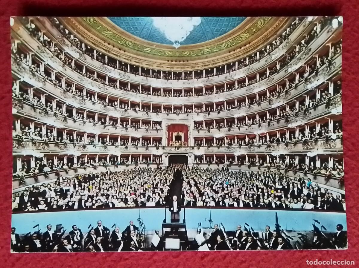 Postales: POSTAL CARTOLINA POSTALE POST CARD TEATRO ALLA DE LA SCALA THEATER THEATRE INTERIOR INTERNO MILANO..