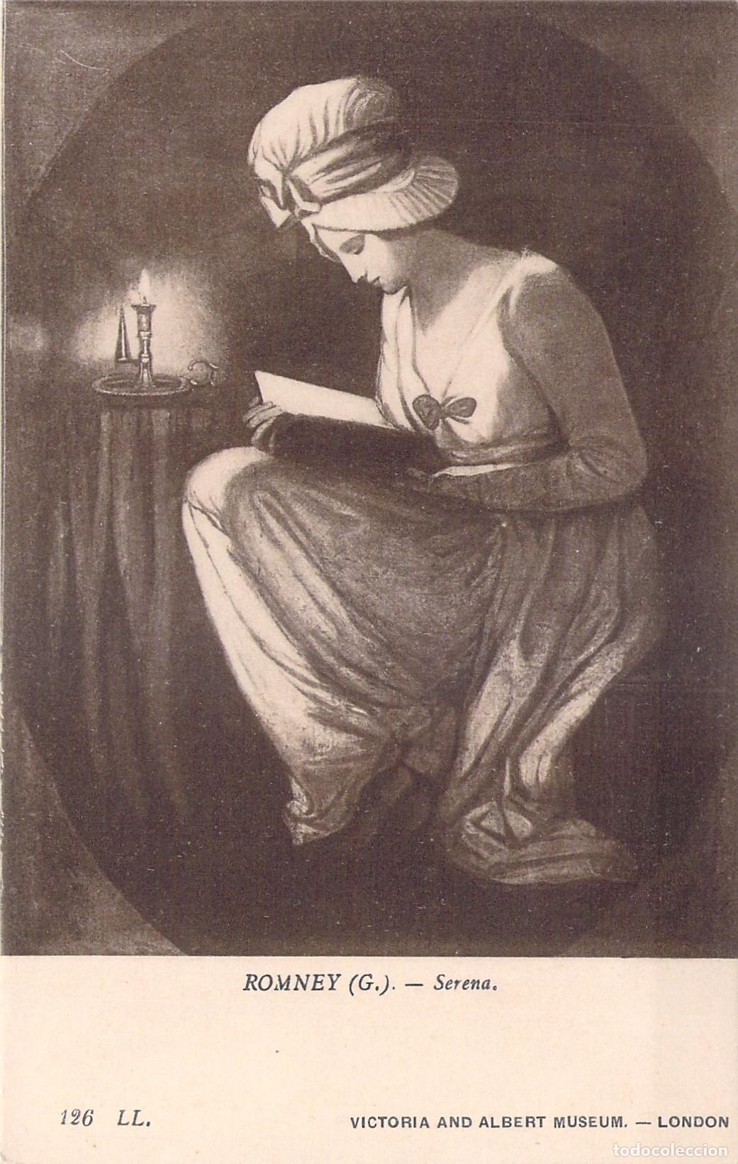 Postales: Postal de Publicidad Horsine - Serena de George Romney