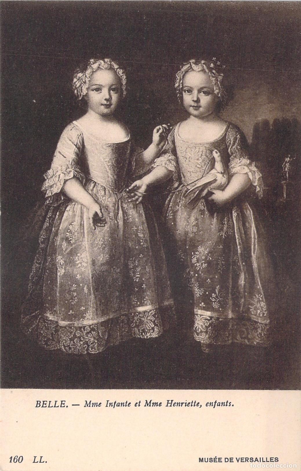 Postales: Postal Museo de Versalles Mme Infante y Mme Henriette de Nattier